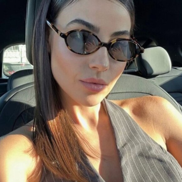 Miu Miu | Accessories | New Miu Miu Mu4zs Oval Havana Silver  display picture 3